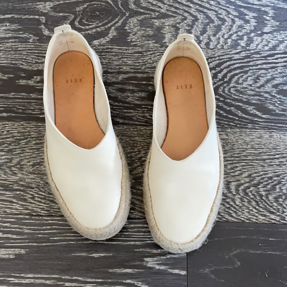 FEIT Espadrilles HAND SEWN BALLET White size 37